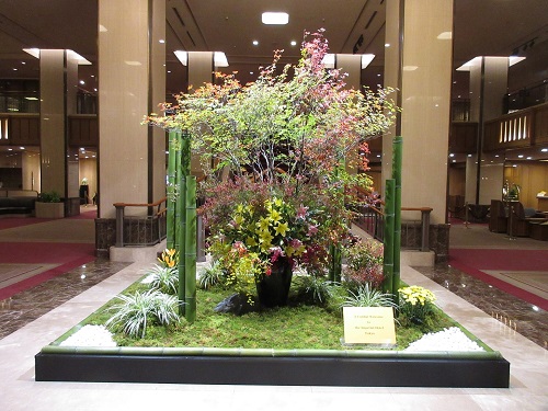 帝国ホテル 季節のロビー装花 第一園芸株式会社